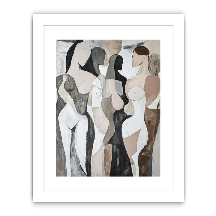 Curves In Cubes Streched canvas