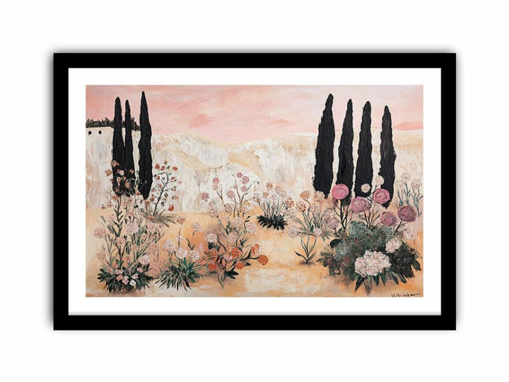 Italian Garden  Art Print