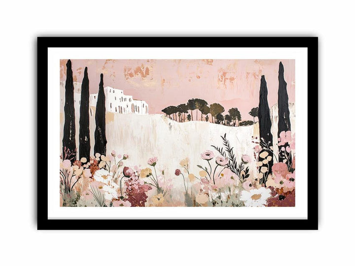 Serenade In Stone And Bloom  Art Print