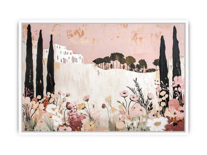 Serenade In Stone And Bloom Framed Print