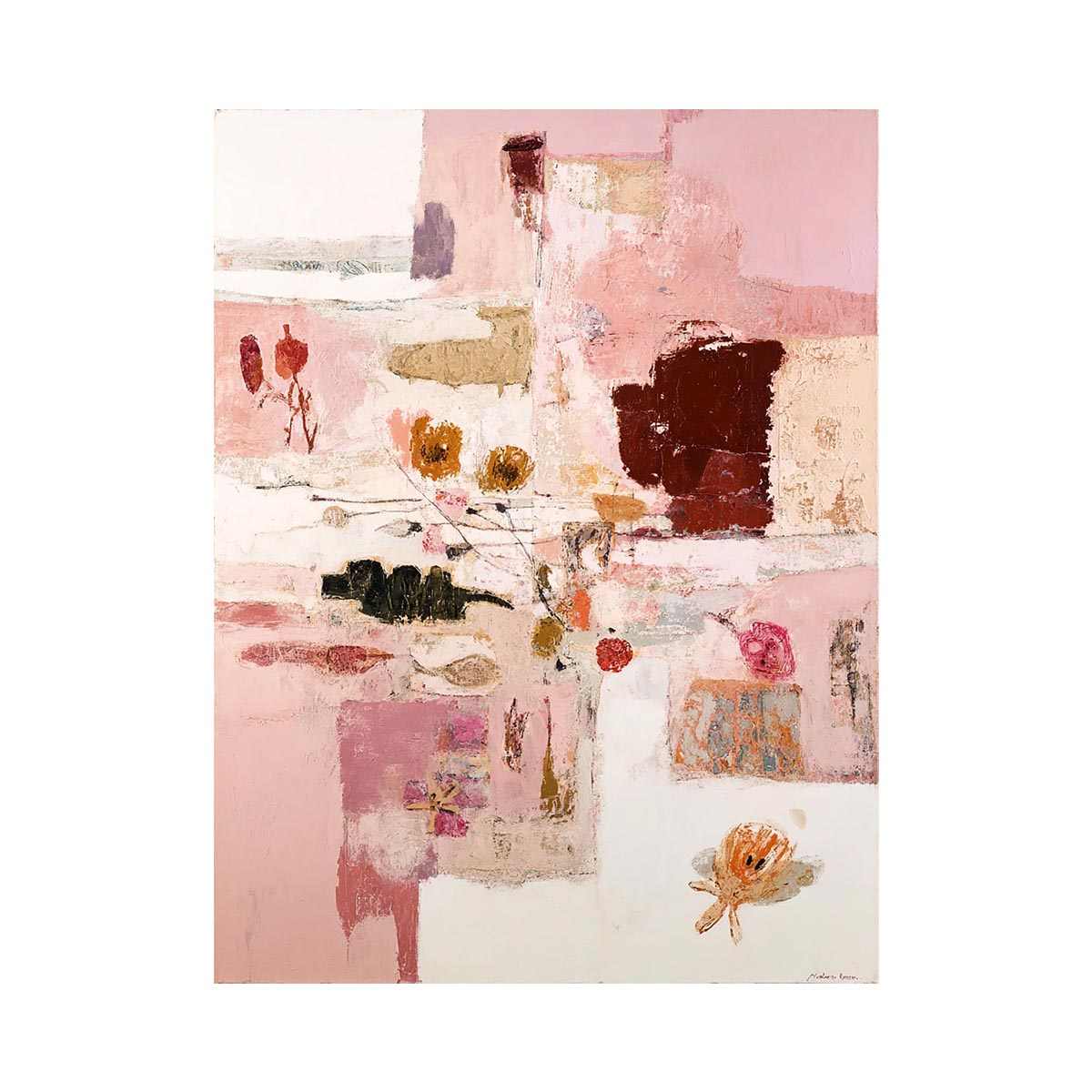 Blush & Sand – Abstract Harmony