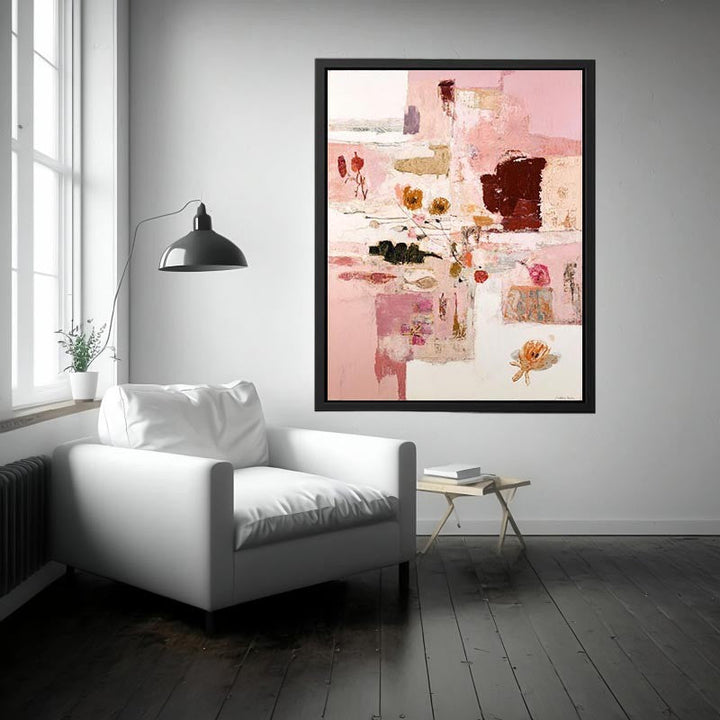 Blush & Sand – Abstract Harmony