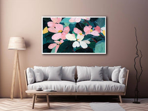 Decorative artwork for modern living room and luxury interior styling
