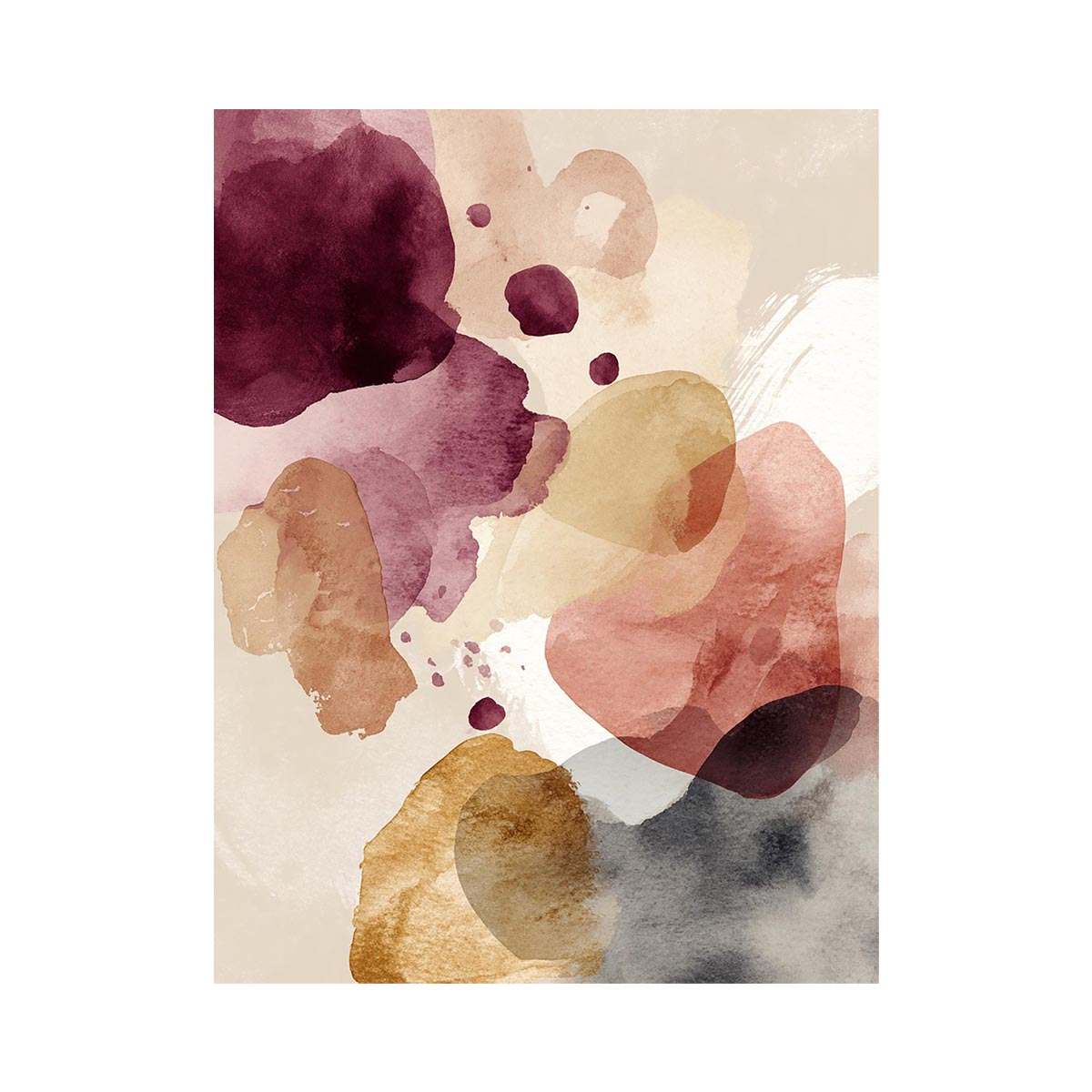 Decorative artwork for modern living room and luxury interior styling