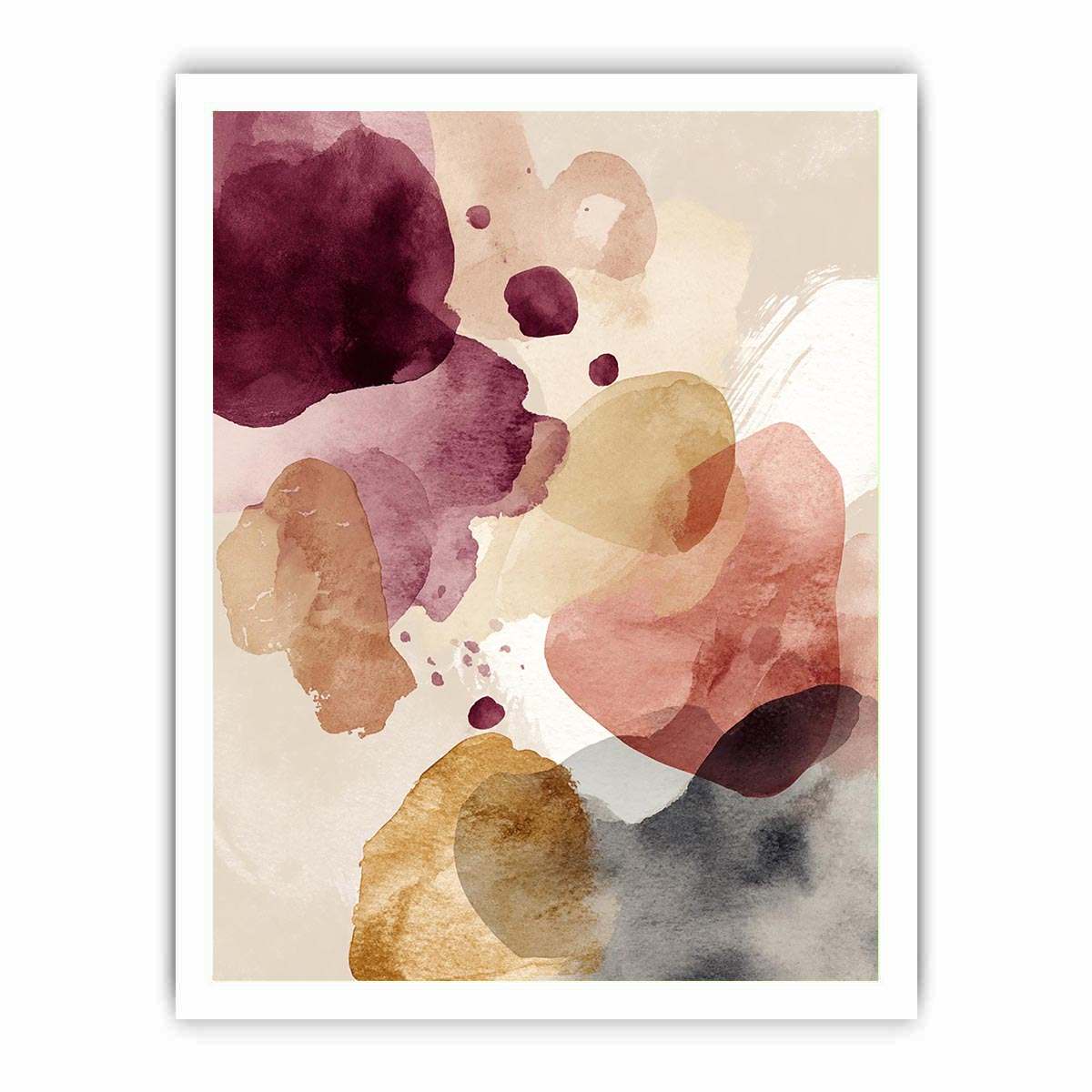 Decorative artwork for modern living room and luxury interior styling
