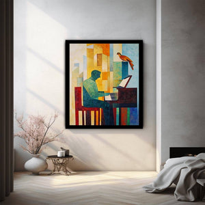 Birdsong Sonata artwork for modern living room decor
