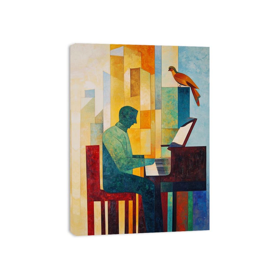 Birdsong Sonata artwork for modern living room decor