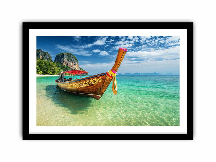 Voyage To Emerald Shores  Art Print
