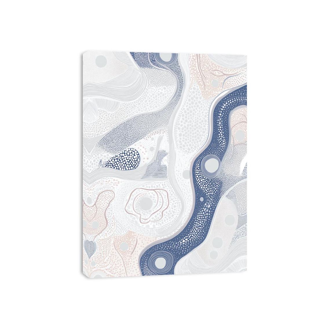 River Dreaming Pattern artwork for modern living room decor