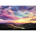 Pastel watercolor Landscape