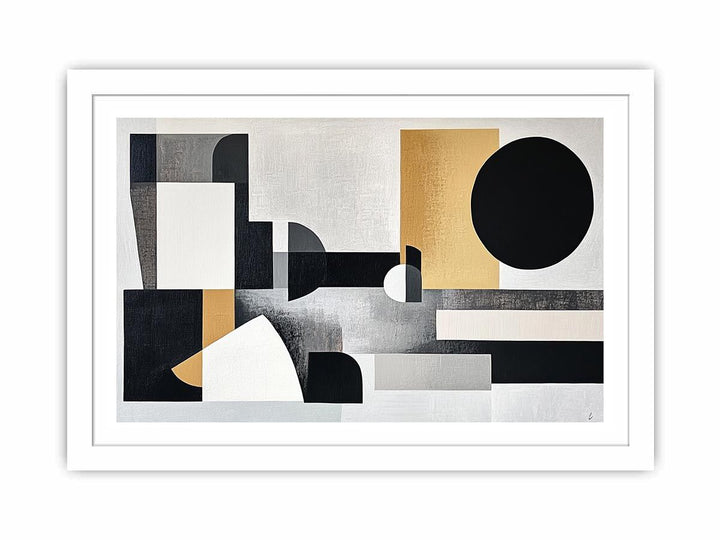 Lines Between Silence Streched canvas