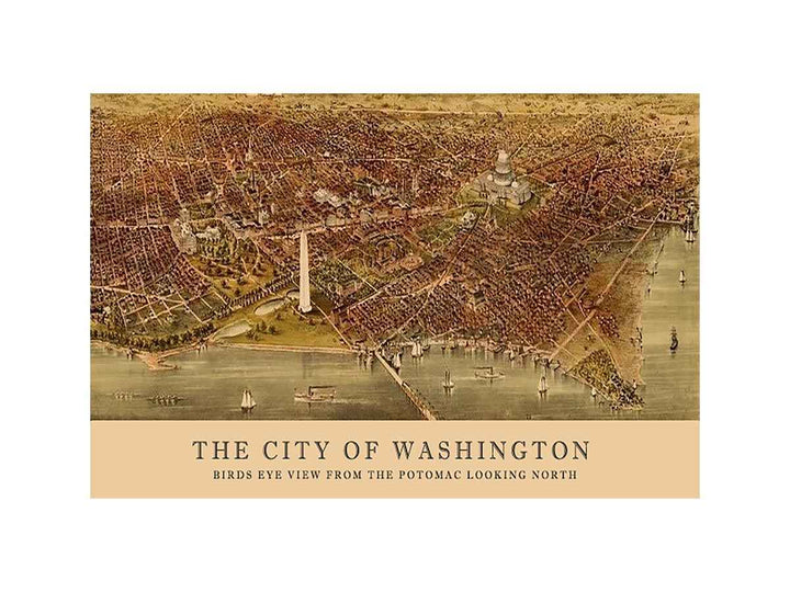 The City of Washington 1892 map