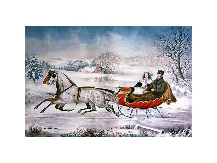 Currier & Ives Winter Scene