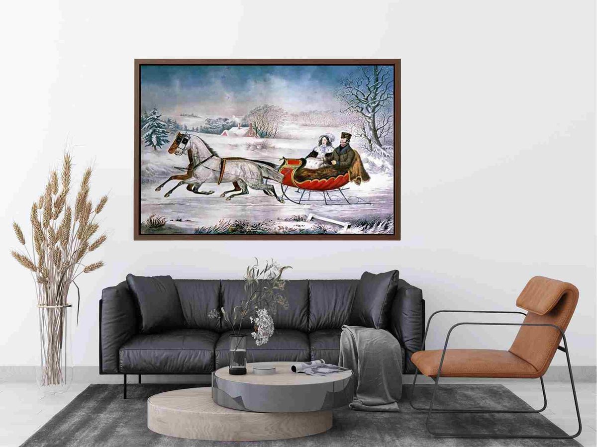 Currier & Ives Winter Scene