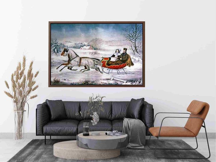 Currier & Ives Winter Scene