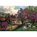 American Homestead in Spring, 1869.