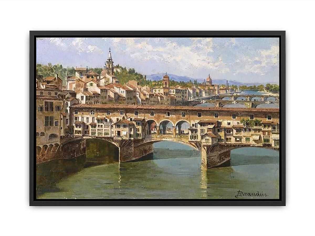 Ponte Vecchio Florence by Antonietta Brandeis Canvas Print