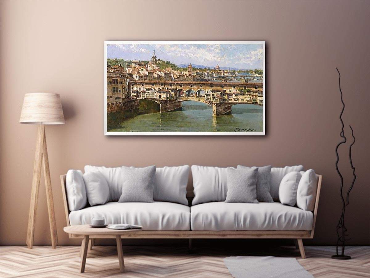 Ponte Vecchio Florence by Antonietta Brandeis  Painting