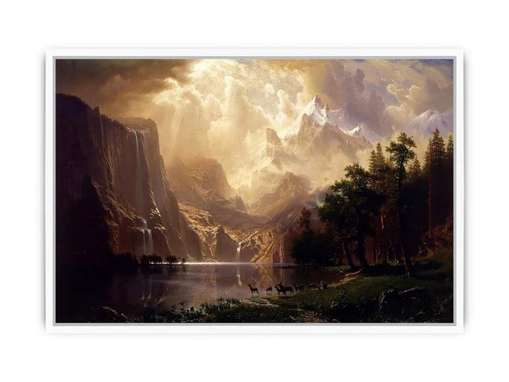 Among The Sierra Nevada Mountains California Framed Print