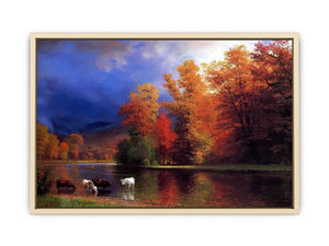 On The Saco  Art Print