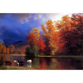 On The Saco by Albert Bierstadt