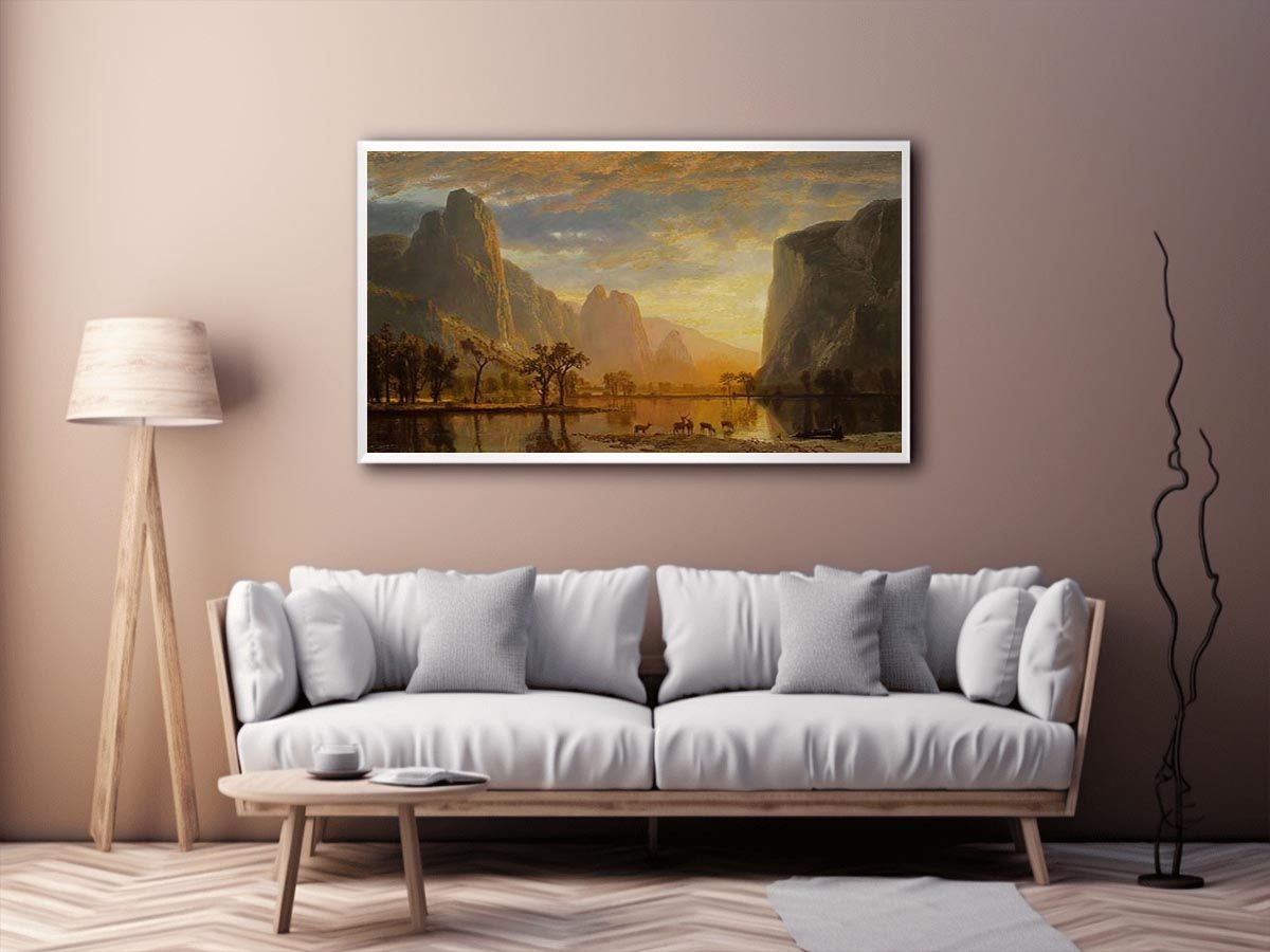 Valley of the Yosemite 1864 by Albert Bierstadt Painting