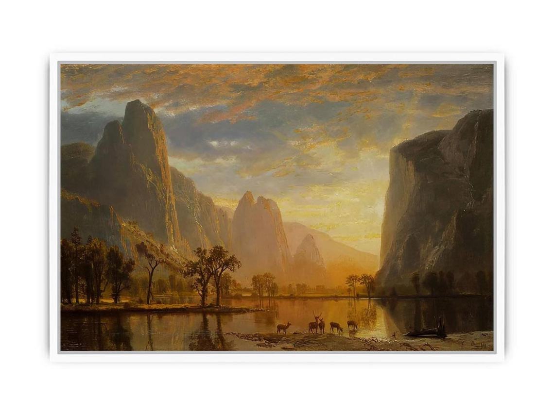Valley of the Yosemite 1864 Framed Print