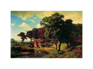 A Rustic Mill by Albert Bierstadt