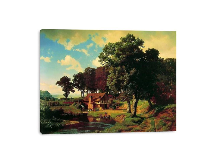 A Rustic Mill  Painting