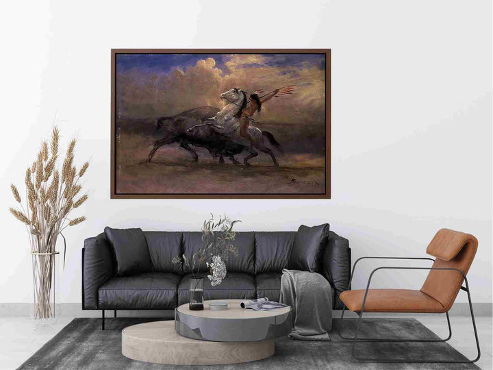 The Last of the Buffalo II Painting