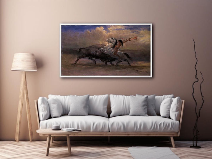 The Last of the Buffalo II  Painting