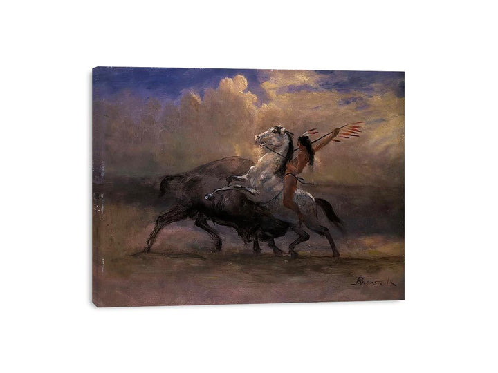 The Last of the Buffalo II  Painting