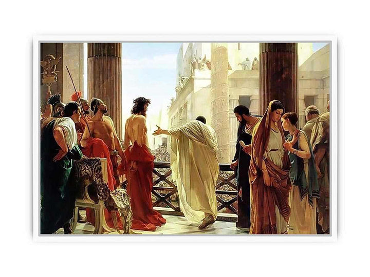 Ecce Homo by Antonio Ciseri Framed Print