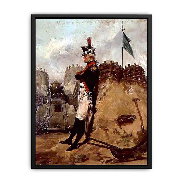 Alexander Hamilton in the Uniform of the New York Artillery Canvas Print