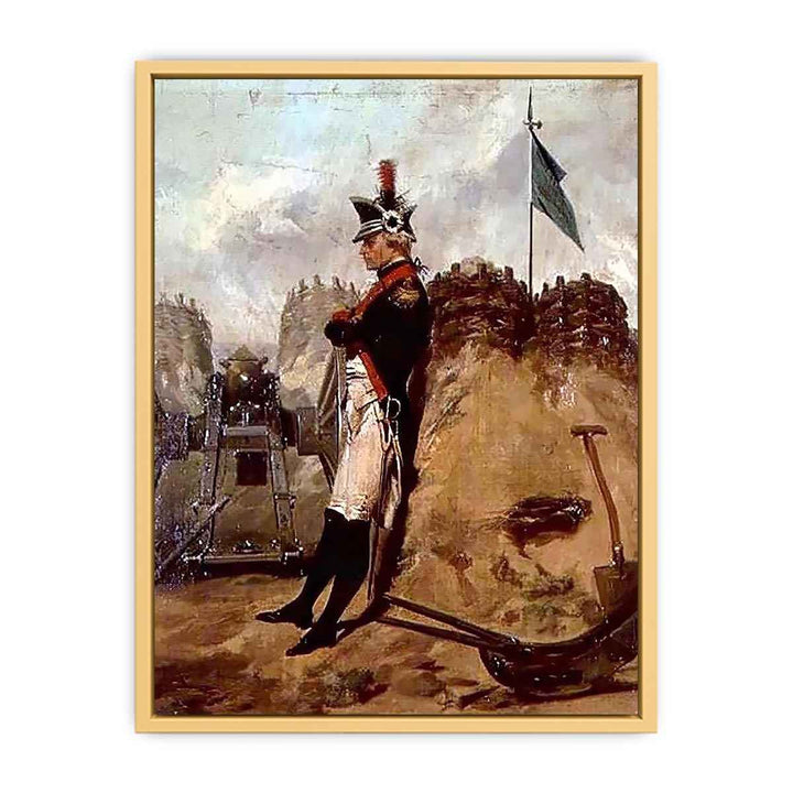 Alexander Hamilton in the Uniform of the New York Artillery Streched canvas