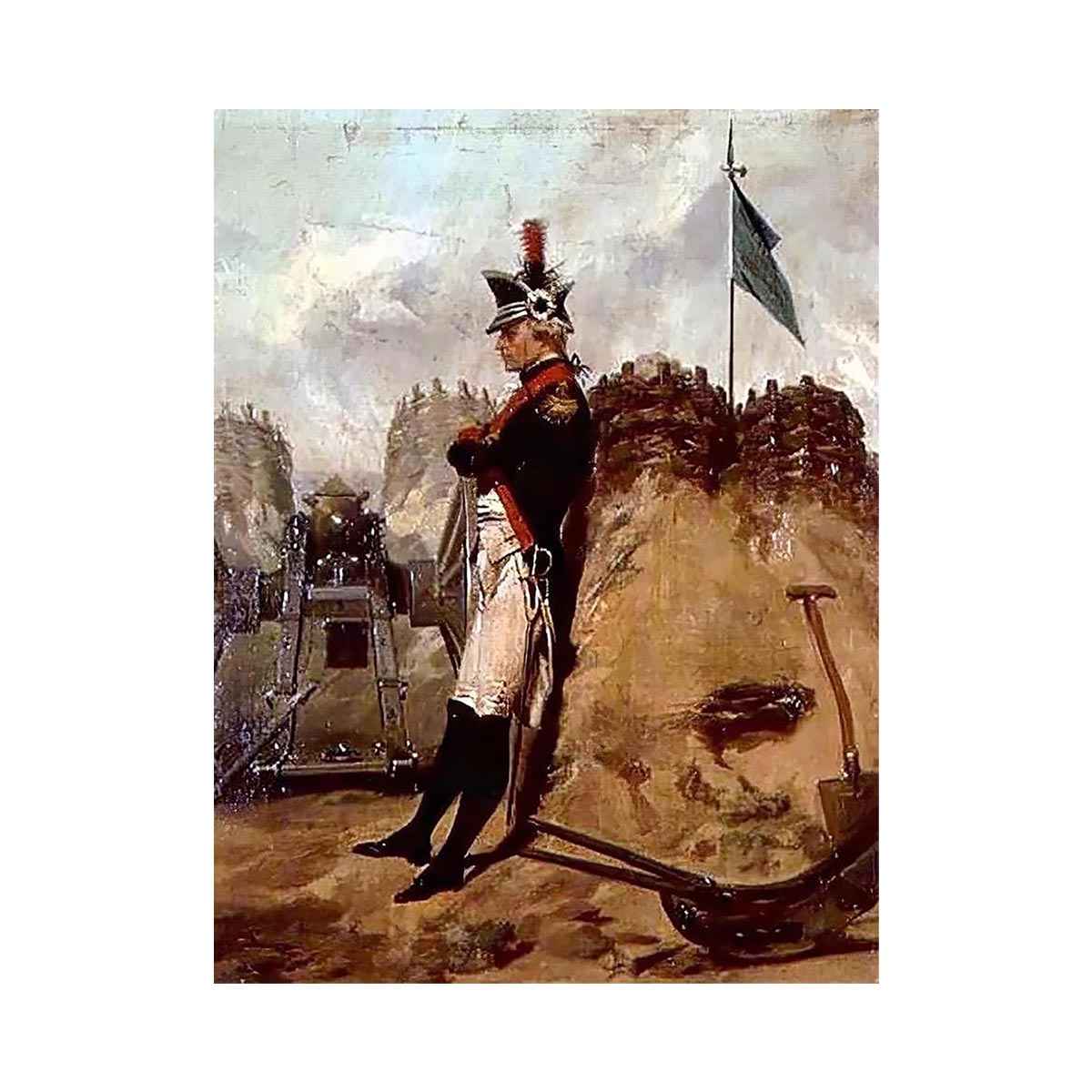 Alexander Hamilton in the Uniform of the New York Artillery by Alonzo Chappel