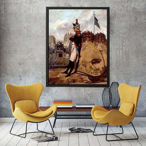 Alexander Hamilton in the Uniform of the New York Artillery by Alonzo Chappel Painting