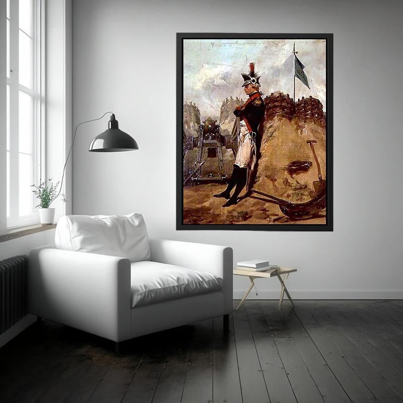 Alexander Hamilton in the Uniform of the New York Artillery by Alonzo Chappel Painting