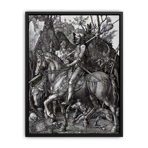 The Knight Death And The Devil Canvas Print