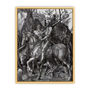 The Knight Death And The Devil Streched canvas