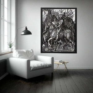 The Knight Death And The Devil by Albrecht Durer Painting 
