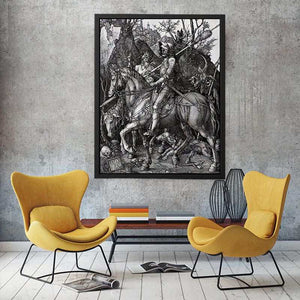 The Knight Death And The Devil by Albrecht Durer Painting 