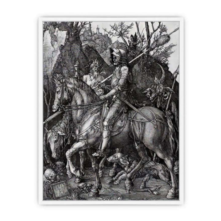 The Knight Death And The Devil Framed Print
