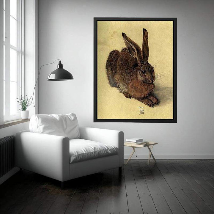 Young Hare I Painting