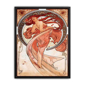 Dance By Alphonse Mucha Canvas Print