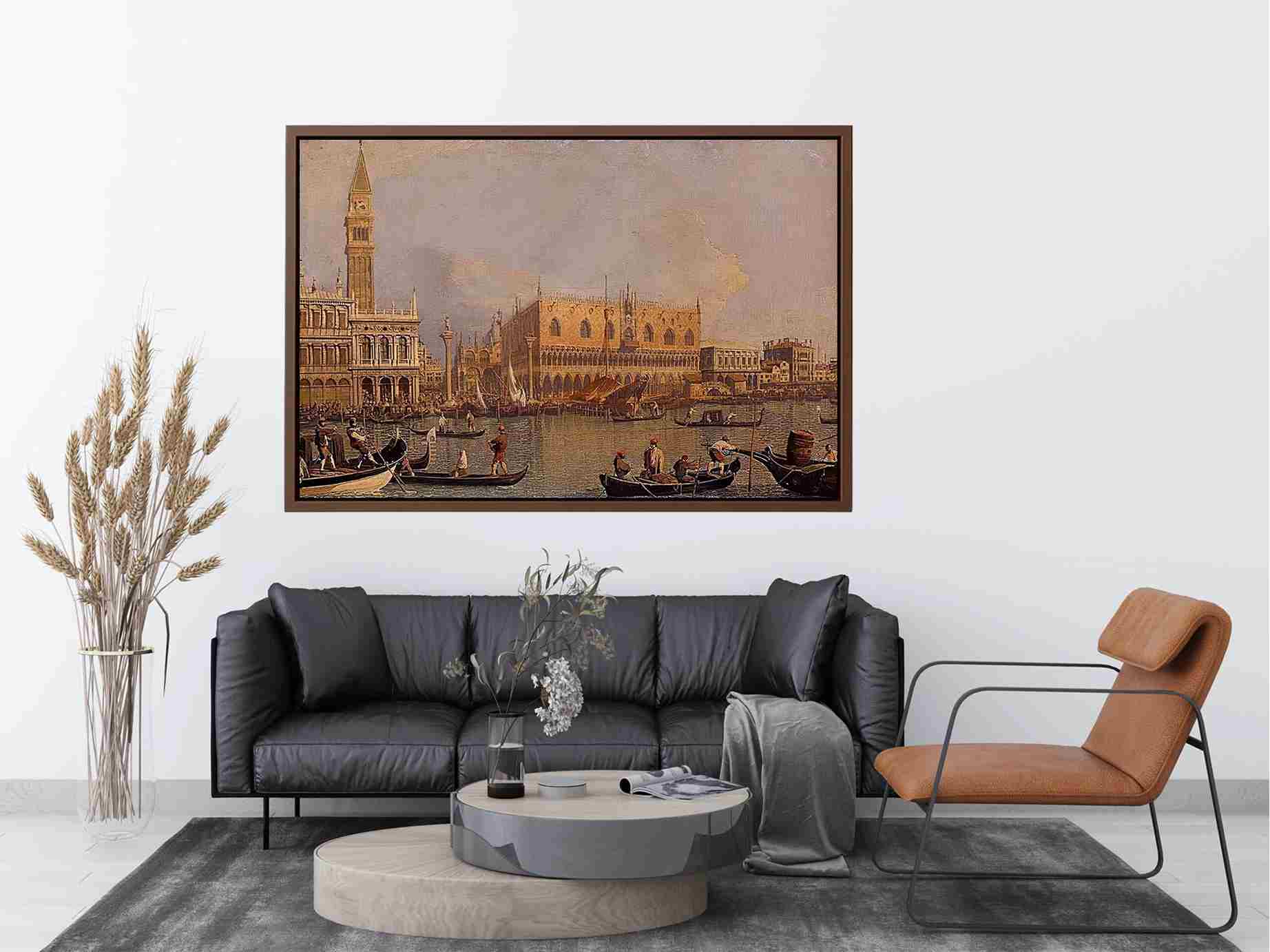 Ducal Palace, Venice, c.1755  by (Giovanni Antonio Canal) Canaletto Painting 