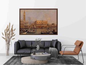 Ducal Palace, Venice, c.1755  by (Giovanni Antonio Canal) Canaletto Painting 