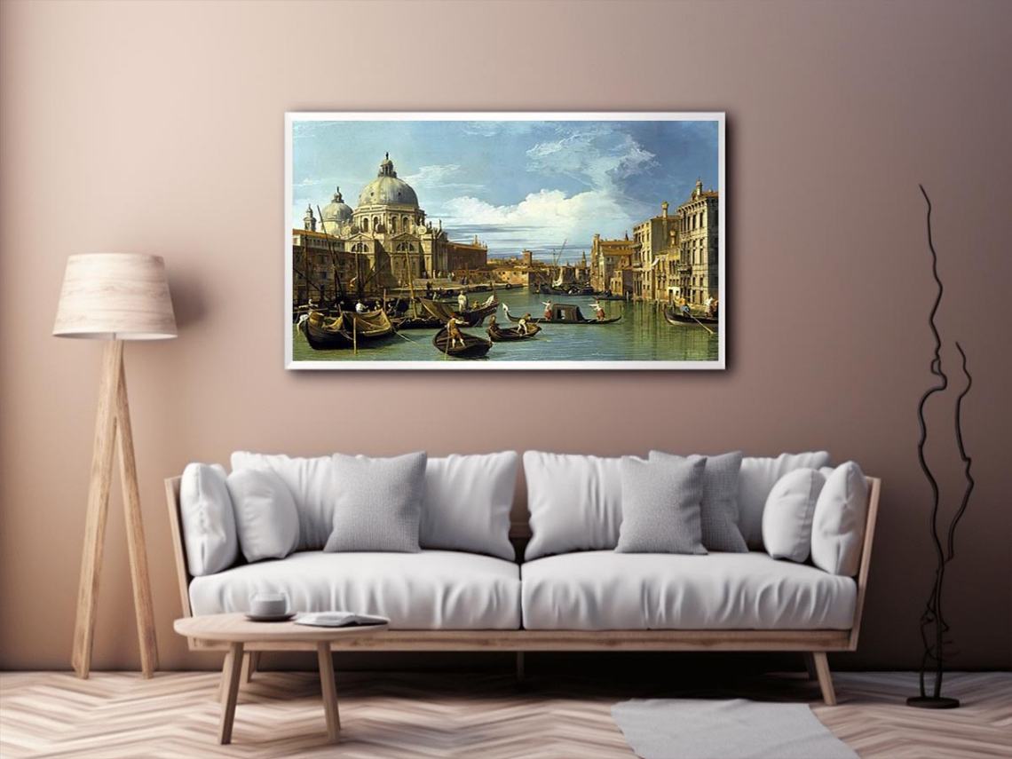 The Entrance to the Grand Canal, Venice, c.1730 by (Giovanni Antonio Canal) Canaletto Painting 