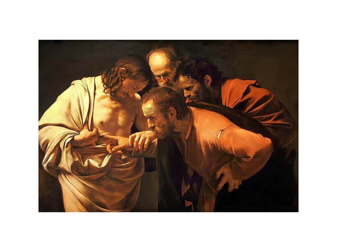 Doubting Thomas by Caravaggio