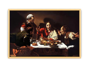 Supper at Emmaus 1601-02 Streched canvas